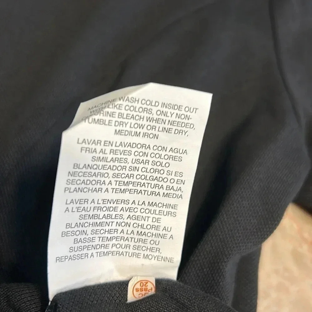 polo shirt  golf cotton black, NWT, Y2K vtg,LEE Riders activewear,cottagecore - Picture 9 of 13